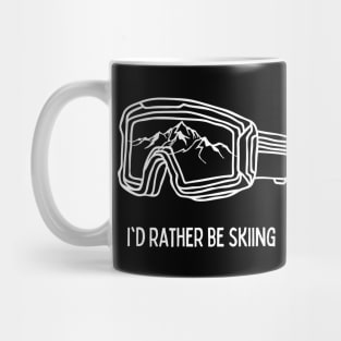 I´d rather be skiing Mug